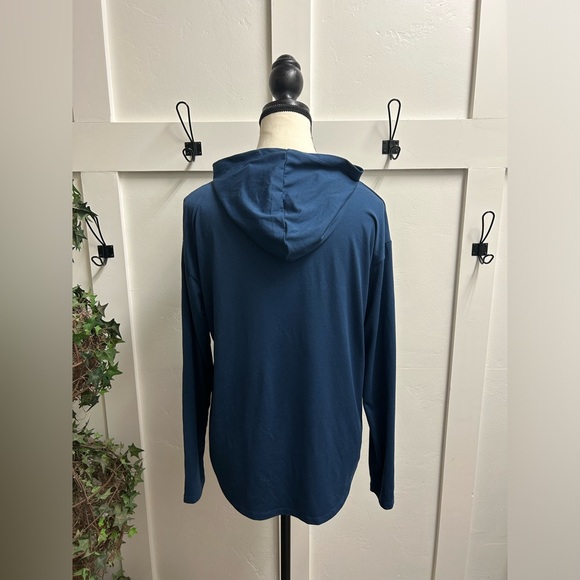 32 DEGREE COOL Navy Blue Hoodie Workout Layers Women's Size Small - Picture 3 of 8